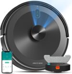 Bagotte Robot Vacuum and Mop Combo with LiDAR Navigation,4000Pa Suction Robot Vacuum Cleaner with Mapping,No-Go Zones,Vacuum Robot for Pet Hair,Hard Floor,Carpet - Image 2