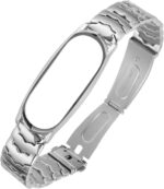 Band 5/4/3 Compatible Metal Wristband Smart Band Replacement Strap 155-220mm - Image 2