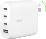 Belkin 112W 4-Port GaN Wall Charger, Multi-Port Charger Block w/USB-C Power Delivery Fast Charge & USB-A Port for MacBook, iPhone 16, iPad, Samsung Galaxy S24, Google Pixel, Nintendo Switch 2 & More - Image 2