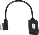 Bluetooth Car kit for Mercedes-Benz,Media Interface AUX Wireless Adator,Compatible with iPhone Android Smartphones,Works with Mercedes Equipped with MMI Rectangular Socket ONLY - Image 2