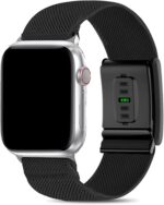 Bolesi Hybrid Nylon Wristbands Compatible with Whoop 4.0 Tracker and Apple Watch,Soft Stretchy Breathable Fabric Elastic Washable Sports Loop Strap for iwatch and Whoop 4.0 Women Men - Image 2