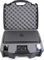 CASEMATIX Portable Printer Carry Case Compatible with HP Officejet 250 Wireless Mobile Printer, Ink Cartridges and Power Cable - Image 2