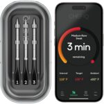 CHEF iQ Sense Smart Wireless Meat Thermometer with 3 Ultra-Thin Probes, Unlimited Range Bluetooth Meat Thermometer, Digital Food Thermometer for Remote Monitoring of BBQ Grill, Oven - Image 2