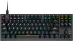 CORSAIR K60 RGB TKL RGB Tenkeyless Optical-Mechanical Wired Gaming Keyboard - OPX Switches - Polycarbonate Keycaps - iCUE Compatible - QWERTY NA Layout - Black - Image 2