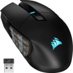 CORSAIR SCIMITAR ELITE RGB WIRELESS MMO Gaming Mouse - 26,000 DPI - 16 Programmable Buttons - Up to 150hrs Battery - iCUE Compatible - Black - Image 2