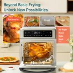 COSORI 11-in-1 Air Fryer Oven , 13Qt Small Footprint Airfryer combo with Rotisserie, Toast, Bake, Roast, Reheat Functions and more, Recipe Book & 6 Accessories Included, Perfect for Small Contertop - Image 2