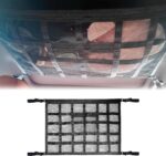 Car Ceiling Cargo Net Pocket Storage Net - 31.5"x21.6" Strengthen Load-Bearing Double-Layer Mesh Car Roof Storage Organizer - Double-Layer Mesh SUV for SUVs, Road Trips, Camping, and Overlanding Gear - Image 2