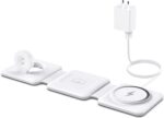 Charging Station for Apple Multiple Devices - 3 in 1 Foldable Magnetic Wireless Charger Dock - Travel Charging Pad for iPhone 16 15 14 13 12 Pro Max Plus Watch & Airpods - Image 2