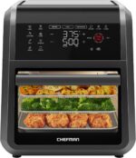 Chefman 12-Quart 6-in-1 Air Fryer Oven with Digital Timer, Touchscreen, and 12 Presets - Family Size Countertop Convection Oven, Dishwasher-Safe Parts - Image 2