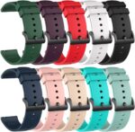 Chofit 10 Pack Silicone Bands Compatible with Amazfit Active 2 1/GTR mini/GTS 2 2e 3 4/GTS 2 4 mini, 20MM Replacement Watch Straps for Amazfit Bip 3,3 Pro/Bip U,U Pro - Image 2