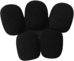 Cloud II Mic Foam Replacement for HyperX Cloud II/Mix/Alpha/Alpha Alpha-S/Cloud Chat Headset Microphone Pop Filter Cover (5 PCS) - Image 2