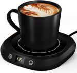 Coffee Mug Warmer - Coffee Cup Warmer for Desk Auto Shut Off, Smart Electric Candle Warmer Beverage Warmer for Coffee, Tea, Water, Milk and Coco, 5 Temperature Settings & 1-12H Timer - Image 2