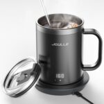 Coffee Mug Warmer Set for Desk, Electric Coffee Cup Warmer with Temperature Control & Self-Heating for Coffee, Beverage, Milk, Tea, LED Temp and Battery Level Display, 14oz (Cup Included) - Image 2
