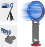 Cold Shoe Phone Mount Holder, Tripod Mount for iPhone Magsafe Magnetic Hot Shoe Camera Adapter with 1/4" Screw Hole for DJI Ronin Samsung Canon Nikon DSLR Photography Accessories - Image 2