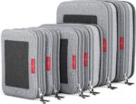 Compression Packing Cubes for Travel Organizers with Double Zipper, LeanTravel - Image 2
