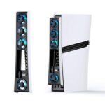 Cooling Fan for PS5 Pro, Efficient Cooler Fan with Adjustable Speed/LED Light, Temperature-Controlled PS5 PRO Cooling Accessories with USB 3.0 Port - Image 2