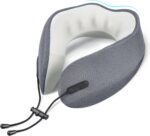 Cozyhealth Travel Neck Pillow for While Sleeping on Airplane, Memory Foam Comfort Travel Pillow, Gently Neck Head Support Sleeping Rest, Airplane Car and Home Use (Large) - Image 2