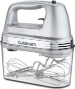Cuisinart HM-90BCS Power Advantage Plus 9-Speed Handheld Mixer with Storage Case, Brushed Chrome - Image 2