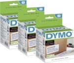 DYMO Authentic LW Large Shipping Labels for LabelWriter Label Printers, Print Up to 6-Line Addresses, 2-5/16" x 4", 3 Rolls of 300 (900 Total) - Image 2