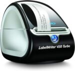 DYMO LabelWriter 450 Turbo Direct thermal 600 x 300DPI Black,Silver label printer (Renewed) - Image 2
