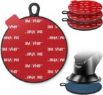 Dashboard Pad Mounting Disk for Suction Cup, 3.75” Large Plastic 3M Extra Strong Adhesive Disc for Dash Windshield Holder, Camera GPS, Tablet, Car Phone Mount Base with Sticky Adhesive Replacement - Image 2