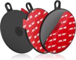 Dashboard Pad Mounting Disk for Suction Cup, 95mm (3.74") 3M Heat Resistant Adhesive Disc for Dash Camera Windshield Holder, GPS, Tablet, Car Phone Bracket Base with Sticky Adhesion Replacement 3 Pack - Image 2