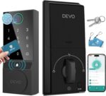 Devo G2 Smart Lock,Finger Print Digtal Smart Locks, Front Door Keyless Entry Door Lock,Bluetooth Smart Deadbolt, App Remote Control,Electronic Touchscreen Keypad Deadbolt, Auto Lock(Black) - Image 2