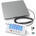 Digital Shipping Scales 440 pounds, Stainless Steel Heavy Duty Postal Scale for Warehouses, Homes, Offices, and Courier Companies, Including Product Manuals and adapters - Image 2