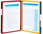 Durable Vario Wall Reference System, 5 Panels, Letter, Asst. Borders And Panels - Image 2