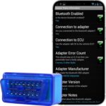 ELM327 Bluetooth OBD2 Scanner for iPhone & Android, Wireless Auto Check Car Fault Code Reader for All 1996 & Newer Gasoline Vehicles - Blue - Image 2
