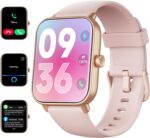 ENOMIR Smart Watch for Men Women, Alexa Built-in Fitness Tracker with Call Function & 2025 Upgraded 1.85" HD Anti-Fall Screen, 5ATM Waterproof Heart Rate/Sleep/SpO2 Monitor, iOS Android Compatible - Image 2