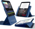 ESR for iPad (A16) 11th/10th Generation Case(2025/2022), Rotating Case with Removable Magnetic Cover, Adjustable Portrait/Landscape Stand with Raised Screen View, 9 Standing Angles, Blue - Image 2