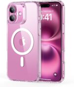 ESR for iPhone 16 Case, Compatible with MagSafe, Shockproof Military-Grade Protection, Magnetic Phone Case for iPhone 16, Classic Hybrid Case (HaloLock), Clear - Image 2
