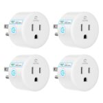 Eightree Smart Plug 5GHz & 2.4GHz, Smart Outlet WiFi Socket with APP Remote Control, Compatible with Alexa & Google Home, 4 Packs - Image 2
