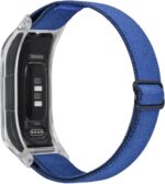 Elastic Nylon Bands Compatible with Garmin Vivosmart 5 tracker Replacement Bands with Case - Image 2