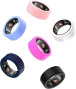 Elastic Ring Cover for Oura Ring Gen3, Silicone Protective Cover for Oura Ring Working Out, Ring Case Compatible with Oura Ring Gen3 Size 6 7 8 9 10 11 12 13(6 Pcs) - Image 2
