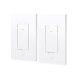 Eve Light Switch (Matter) 2-Pack – Smart Wall Switch for Apple Home, Alexa, Google Home, SmartThings; for Single-Pole & 3-Way switches; Thread, Requires Thread Router & Neutral Wire; UL-Certified - Image 2