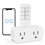 Ewelink 16a WiFi Smart Plug, App Remote Control Timer Outlet Power Socket with 2.4Ghz Transmitter, 2-in-1 Compact Design, Compatible with Alexa,Google Home, SmartThings - Image 2