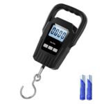 Fish Scale110lb/50kg Luggage Scale,Upgrade Large Handle & Backlit LCD Display, Suitcase Scale with Comfortable Handle & Large Hook & 2 AAA Batteries - Image 2