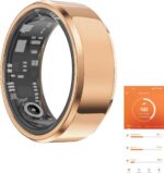 Fitness Tracker Smart Ring,Step Counter,Heart Rate Blood Oxygen Sleep Tracker Health Ring, 5ATM Waterproof Long Battery Life Smart Rings Compatible with iOS & Android - Image 2