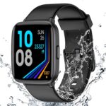 Fitness Tracker Watch with Heart Rate Monitor, Large Screen Activity Tracker with Pedometer, Sleep Monitor, Calories & Step Counter, 5ATM Waterproof Smart Watch for Women Men Fitness Watch for Sports - Image 2
