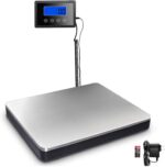 Fuzion Shipping Scale 360lb x 0.1lb, Stainless Steel Postal Scale with Timer/Hold/Tare, Digital Shipping Scale for Packages/Luggage, Battery & AC/DC Adapter - Image 2