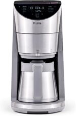 GE Profile Smart Grind & Brew Coffee Maker w/Podless Single Serve, 90oz Water Reservoir, 10 Cup Thermal Carafe, Voice Control, Adjustable Burr Grinder, SCA Certified, Barista-Quality, Stainless Steel - Image 2
