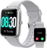 GRV Smart Watch for iOS and Android Phones (Answer/Make Calls), Watches for Men Women IP68 Waterproof Smartwatch Fitness Tracker Watch with Heart Rate/Sleep Monitor Steps Calories Counter (Gray) - Image 2