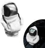 GaRhomxy Car Shifter Knobs Cover Hoodie, Car Gear Shift Knob, Cute Hoodie for Car Gear, Automatic Shift Knobs Decoration, Car Interior Accessories(White) - Image 2