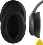 Geekria QuickFit Replacement Pads for Sony WH-H910N Wireless Noise-Canceling Headphones - Ear Cushions, Headset Earpads, Cups Cover Repair Parts (Black) - Image 2