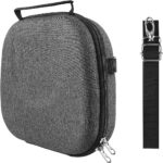 Geekria Shield Gaming Headset Case for Lay Flat Over-Ear Headphones, Replacement Hard Shell Travel Carrying Bag with Cable Storage, Compatible with SteelSeries, Logitech, JBL Headsets - Image 2