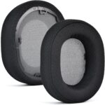 HS65 HS55 Earpads - defean Replacement Ear Pads Cover Cushions Compatible with Corsair HS65 HS55 Surround Gaming Headset,High-Density Noise Cancelling Foam (Black Breathable Fabric) - Image 2