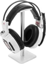 Headphone Stand Hanger,Universal Aluminum Metal Headphone Holder for AirPods Max,HyperX Cloud II,Xbox One,Turtle Beach,Sennheiser,Sony,Bose,Beats PC Gaming Headset Display&Wireless Headphone(White) - Image 2