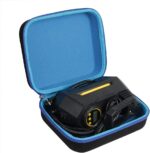 Hermitshell Hard Travel Case for AstroAI/HAUSBELL/joyroom 12V Air Compressor Pump Tire Inflator (Black + Blue) - Image 2